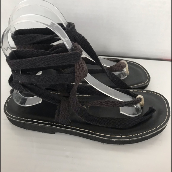 Lace up Gladiator style Sandals
Dark Brown - Picture 8 of 8